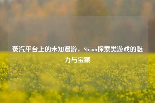 蒸汽平台上的未知漫游,Steam探索类游戏的魅力与宝藏
