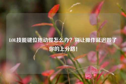 LOL技能键位拖动慢怎么办?别让操作延迟毁了你的上分路!