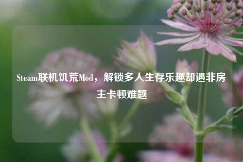 Steam联机饥荒Mod，解锁多人生存乐趣却遇非房主卡顿难题