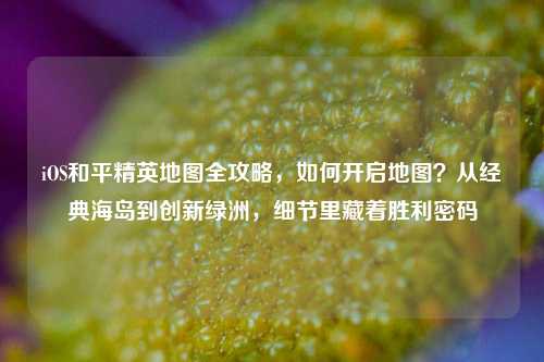 iOS和平精英地图全攻略，如何开启地图？从经典海岛到创新绿洲，细节里藏着胜利密码