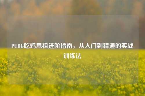 PUBG吃鸡甩狙进阶指南,从入门到精通的实战训练法