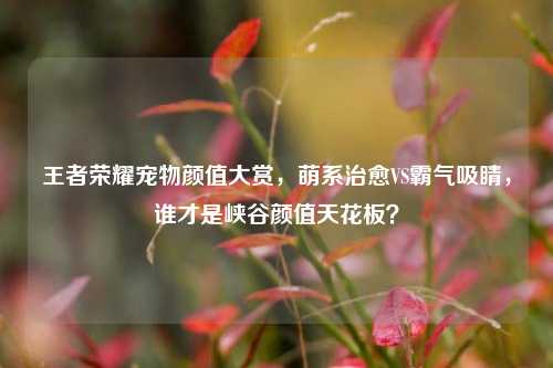 王者荣耀宠物颜值大赏,萌系治愈VS霸气吸睛,谁才是峡谷颜值天花板?