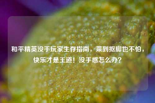 和平精英没手玩家生存指南，菜到抠脚也不怕，快乐才是王道！没手感怎么办？