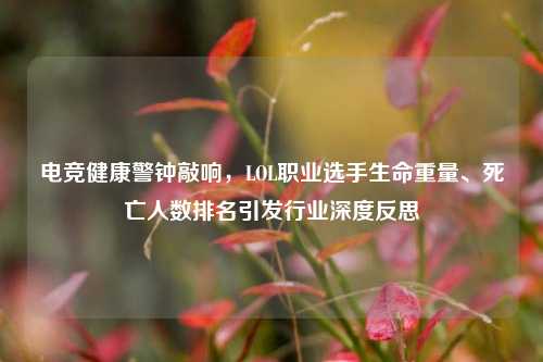 电竞健康警钟敲响，LOL职业选手生命重量、死亡人数排名引发行业深度反思